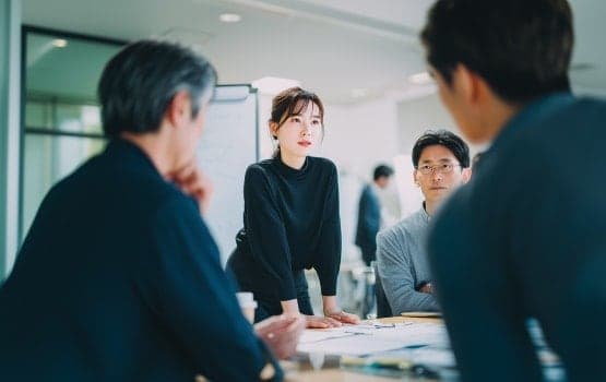 チームでのディスカッション